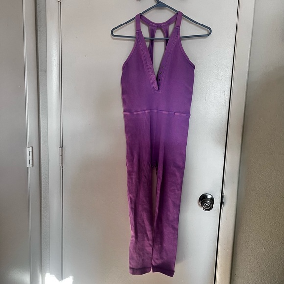 FP Movement by Free People Pants - FREE PEOPLE NWOT Happiness Runs Henley Jumpsuit M/L